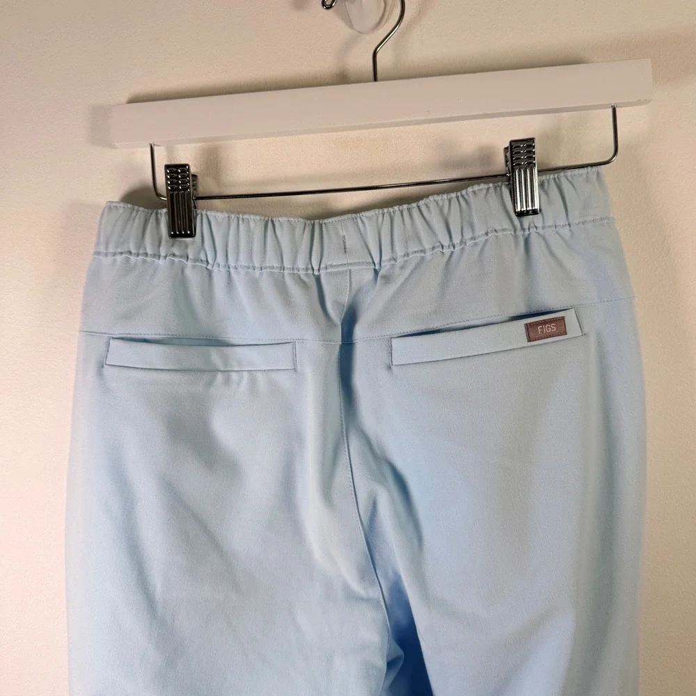 FIGS Tansen Jogger Scrub Pants Open Skies Blue Black Lot of 2 Medical Mens XS